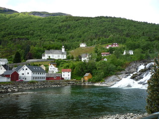 Norwegian village