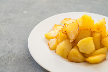 Patatas bravas traditional Spanish potatoes snack tapas