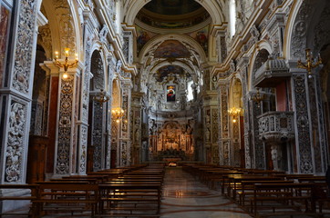 Fototapeta na wymiar The interior of Cathedral of Palermo, Sicily
