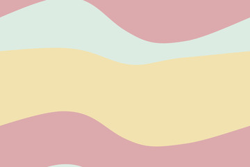Obraz premium Seamless colored background with a pattern in the form of a colored wave of pastel tones. For printing on packaging, fabric, covers, booklets or wallpapers.