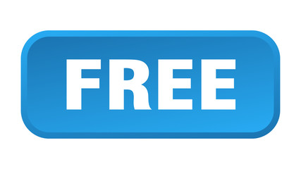 free button. free square 3d push button
