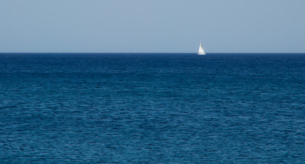 Fototapeta premium sailing boat on the sea