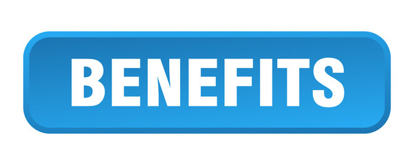 benefits button. benefits square 3d push button