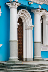 colonnade in the city