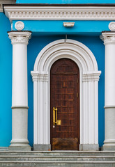 entrance to the church