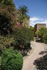 El Reales Alcazares à Malaga en Andalousie en Espagne