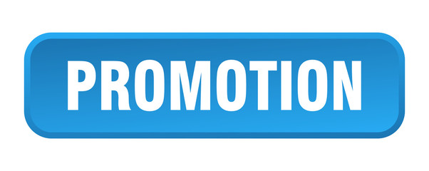 promotion button. promotion square 3d push button