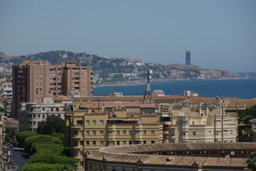 El Reales Alcazares à Malaga en Andalousie en Espagne