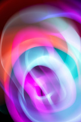 Pink And Blue Abstract Light Swirls Smoke Background