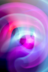 Pink And Blue Abstract Light Swirls Smoke Background