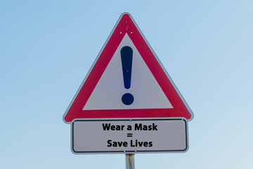Wear a Mask Save Lives 