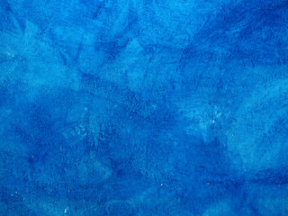 Blue dark acrylic painting abstract background.