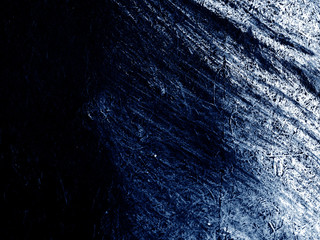 Blue dark acrylic painting abstract background.
