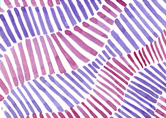 Abstract pattern purple and rose stripes on white background