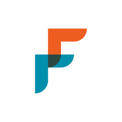 Initial Letter F Arrow Business Logo Design