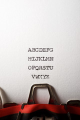 Alphabet concept view
