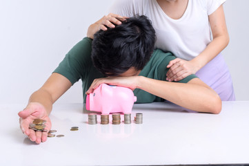 Bad economy.
Young men are stressed from a bad economy without money. No money.