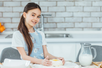 Bake Bakery Baker !Chef child leisure hobby girl concept!