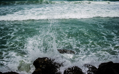 Sea beach of dwarkadhish temple of somenath Gujarat India
