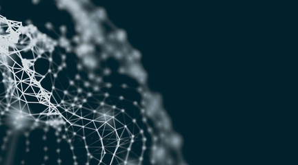 Technology modern dynamic plasma energy futuristic virtual technology background,  digitally generated image. 3D illustration