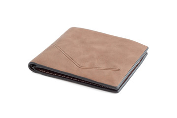 Man bag fashion on white background