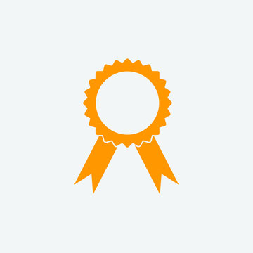 award ribbon vector icon illustration sign