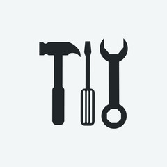 tools vector icon illustration sign