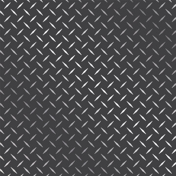 Diamond Plate Metal Texture Background Vector Design