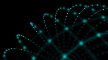 Technology modern dynamic plasma energy futuristic virtual technology background,  digitally generated image. 3D illustration