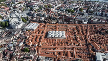 Aerial view of Grand Bazaar in Istanbul © IV. Murat