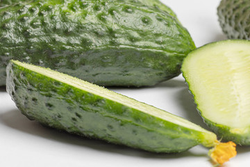 cucumber on white