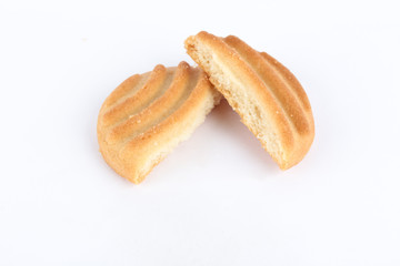 Cookies isolated on white background