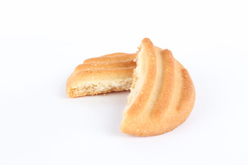 Cookies isolated on white background