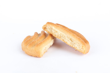 Cookies isolated on white background