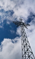 cross on a cloudy sky