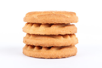 Cookies isolated on white background