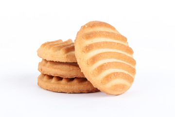 Cookies isolated on white background