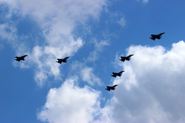  A multipurpose military aircraft in flight © moniadk