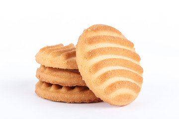 Cookies isolated on white background