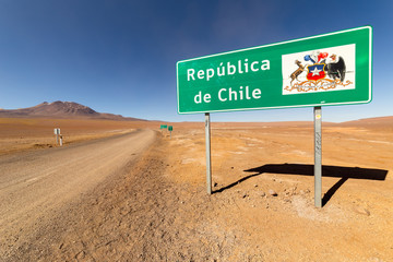 Border between Bolivia and Chile