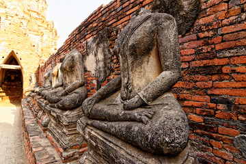 Wat Chaiwatthanaram temple in Ayuthaya Historical Park - Thailand