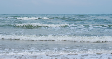 Water and waves sea landscape