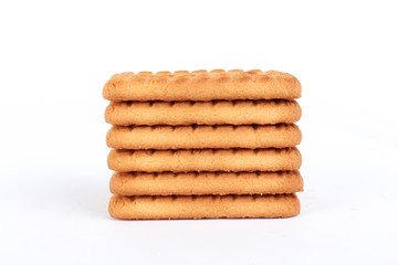 Cookies isolated on white background