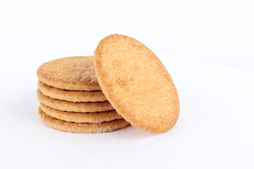 Cookies isolated on white background