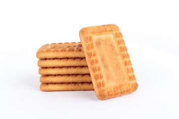 Cookies isolated on white background