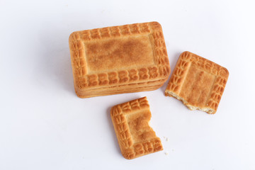 Cookies isolated on white background