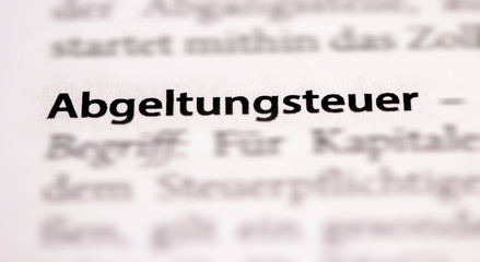 Abgeltungssteuer, Kapitalertragssteuer