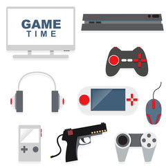 video game icons set vector illustration design