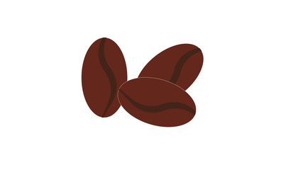 Disposable coffee cup icon with coffee beans logo