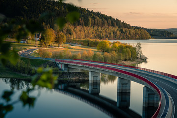 Brücke über die Talsperre Rauschenbach